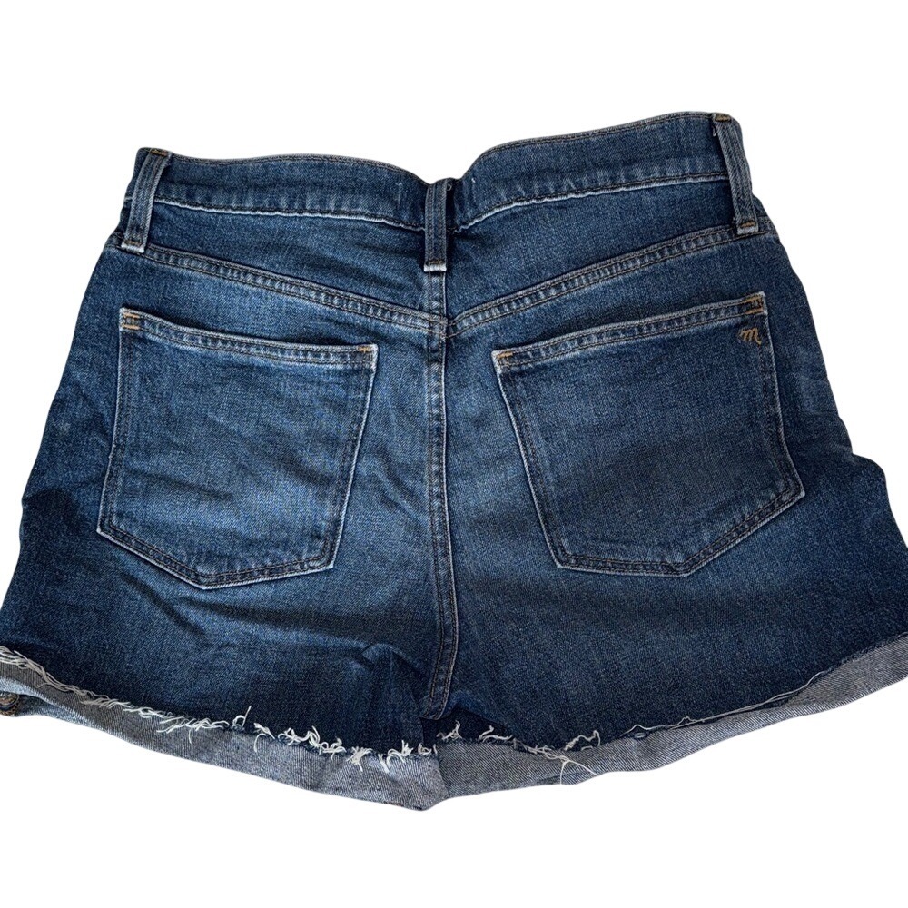 Madewell Dark Blue Jean Shorts - Picture 4 of 6